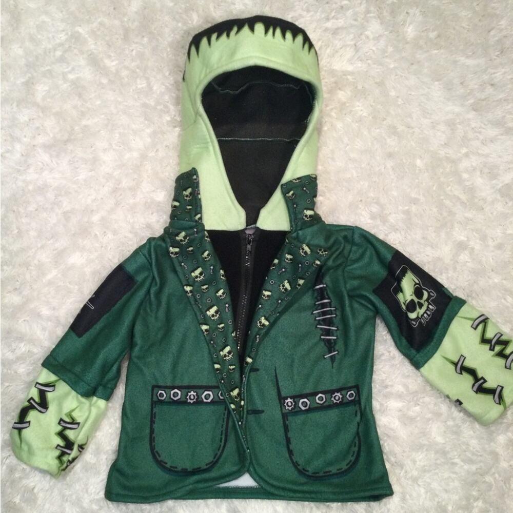 Universal Studios Frankenstein Monsterville costume jacket top 2T-3T